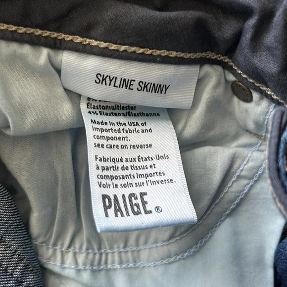 Paige Skyline Skinny Size 29 - Picture 7 of 7